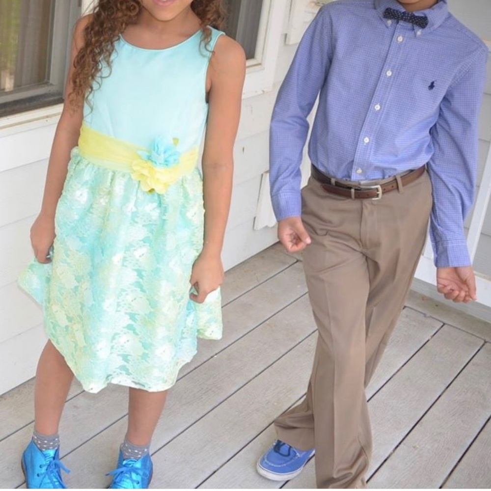 Girls dress. By Clementine. Professionally cleaned